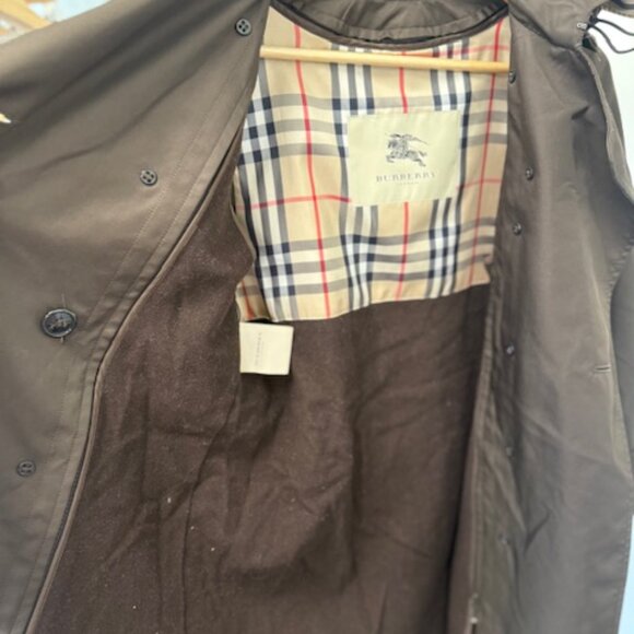 BURBERRY TRENCH  COAT WOMEN BROWN COLOR size 2P - Picture 7 of 8